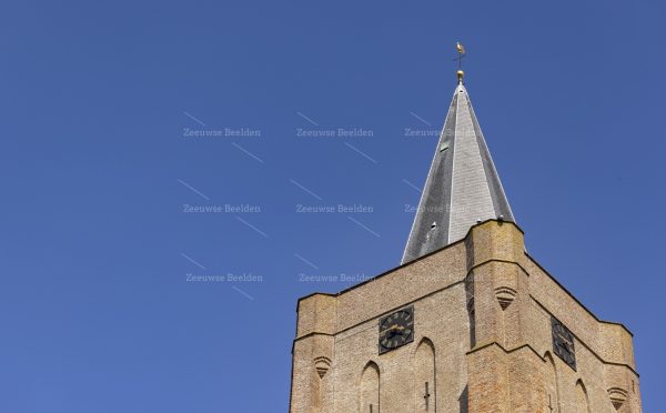 Bovenkant dorpskerk Oostkapelle
