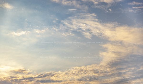 Gekleurde avond lucht