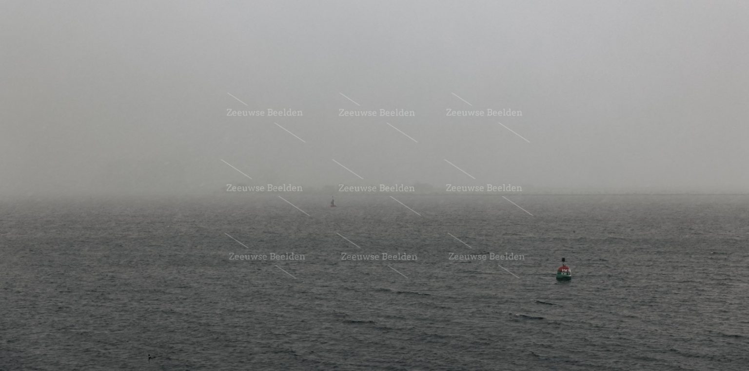 Sneeuwval boven het Veerse Meer