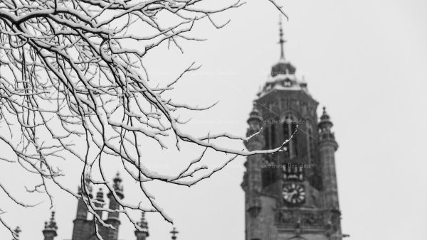 Stadshuis Middelburg in de winter
