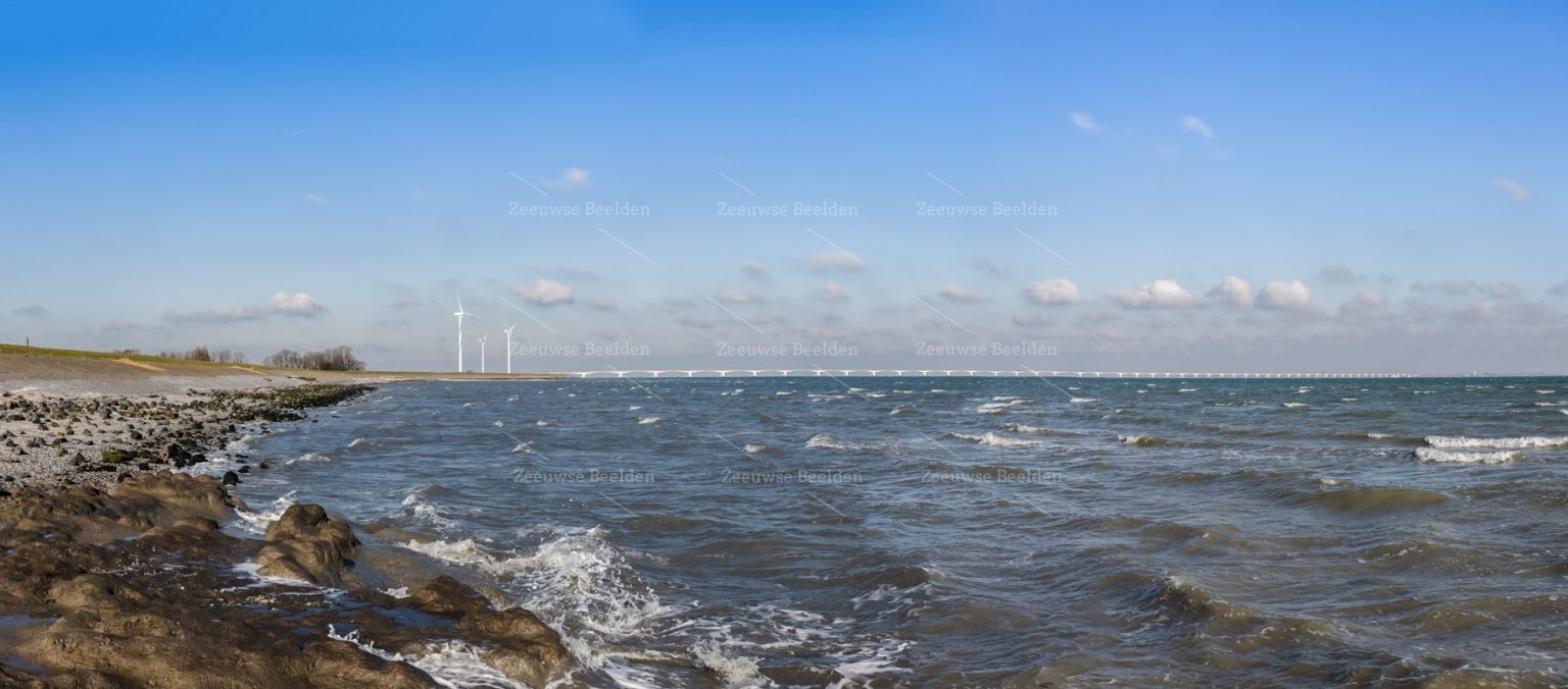 Zeelandbrug in panorama