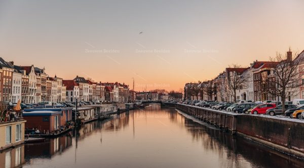 Winterse kanaal in Middelburg